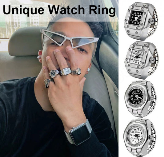 Mini vintage watch Ring