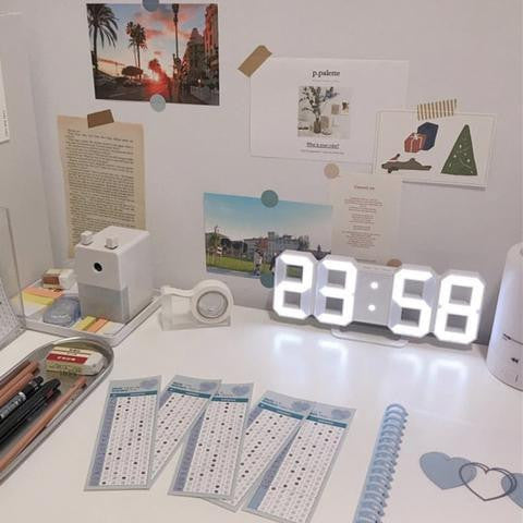 3D LED Desk Clock